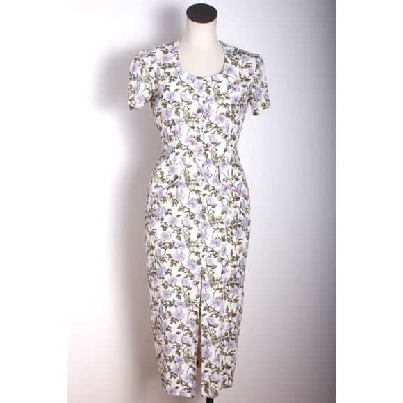 Vintage Dresses & Skirts - Vintage 80s dawn joy fashions floral dress Small